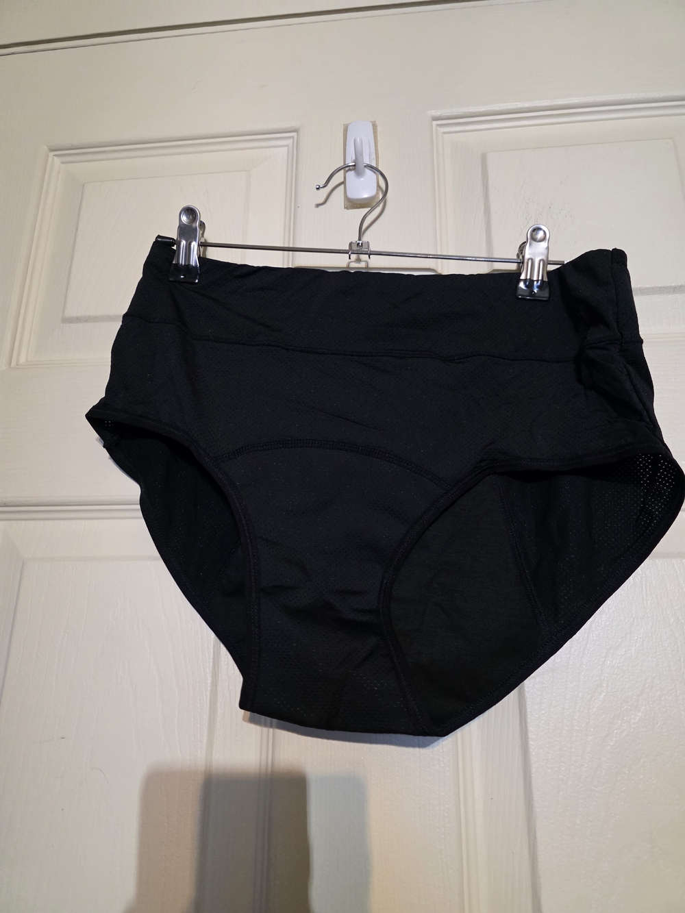 Black High-Waist Leak Proof Women's Brief Panty